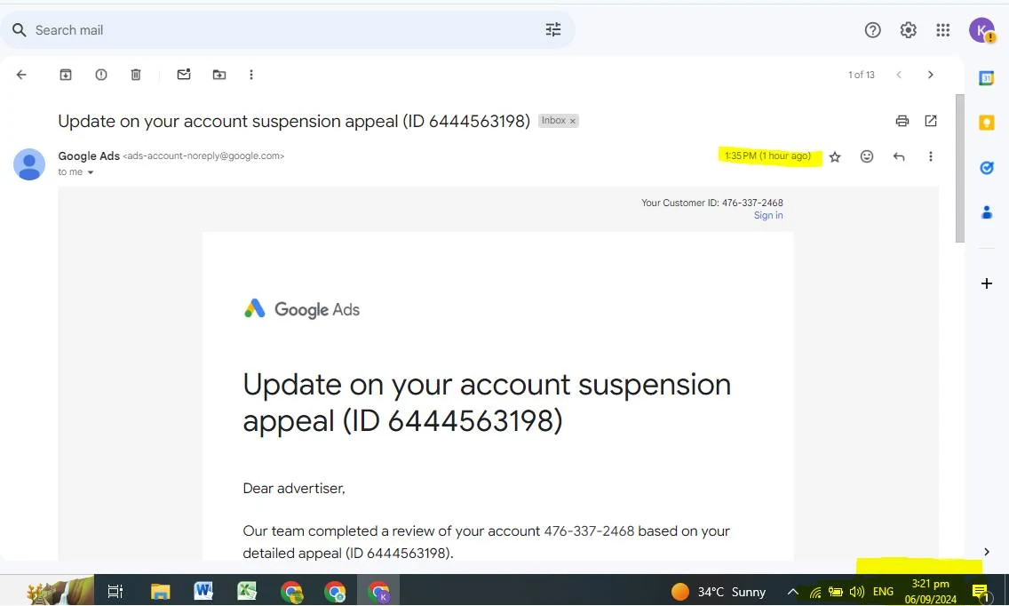 Suspended Account Recovery — Chauffeur & Taxi Services — screenshot 1