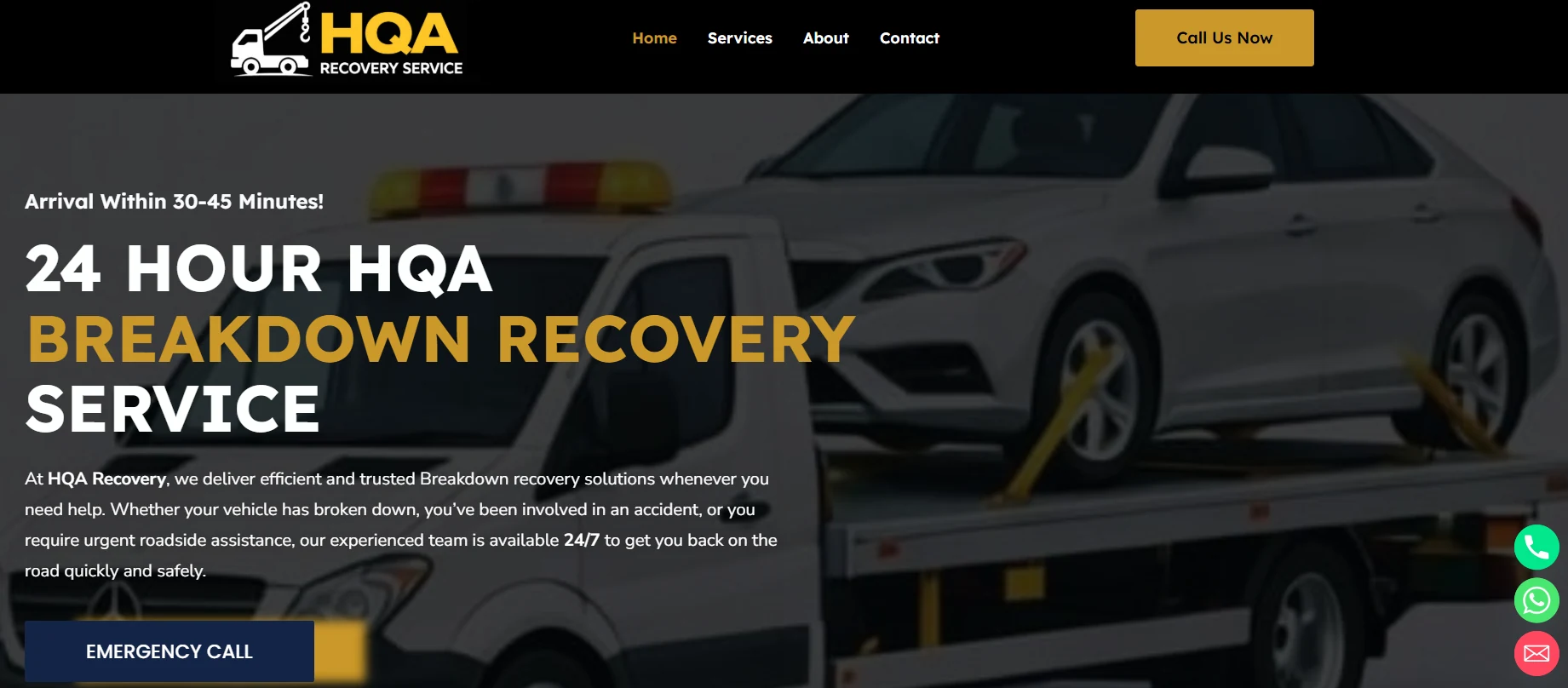 HQA Recovery, UK