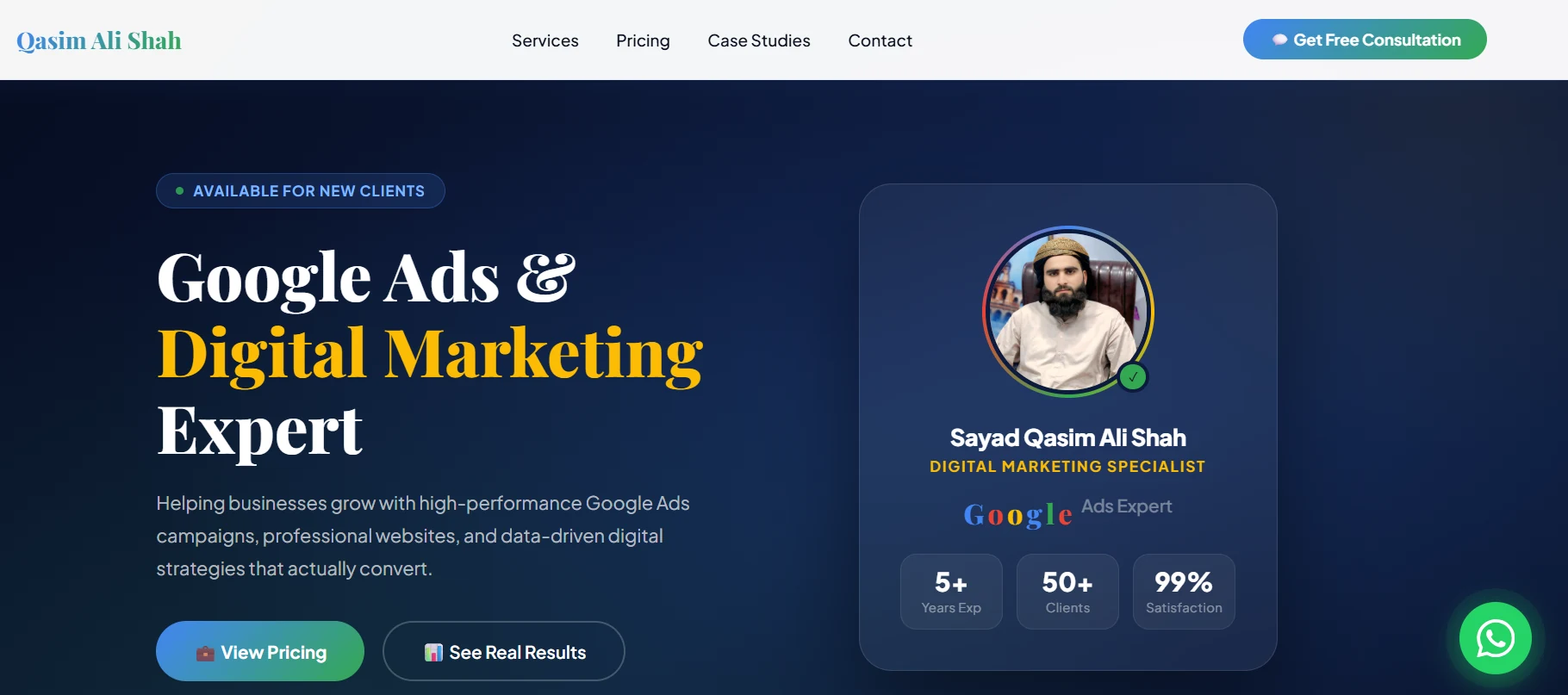 Qasim Ali Shah Portfolio